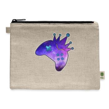 Split Screen Nebula - Hemp Carry All Pouch - natural - Front