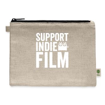 Support Indie Film - Hemp Carry All Pouch - natural - Front