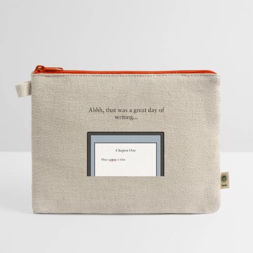 A Day of Writing - Hemp Carry All Pouch