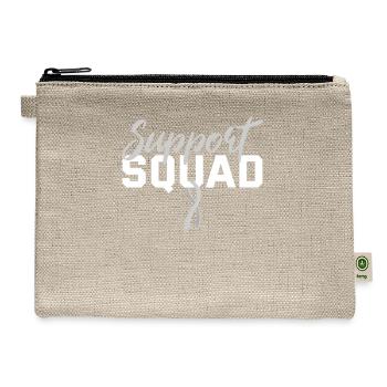 Brain Cancer Support - Hemp Carry All Pouch - natural - Front