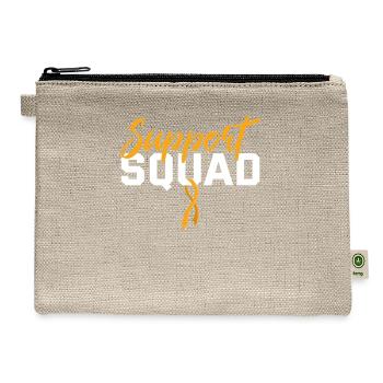 Appendix Cancer Support - Hemp Carry All Pouch - natural - Front