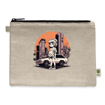 Neo Tokyo - Hemp Carry All Pouch - natural - Front