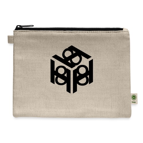 H 8 box logo design - Hemp Carry All Pouch