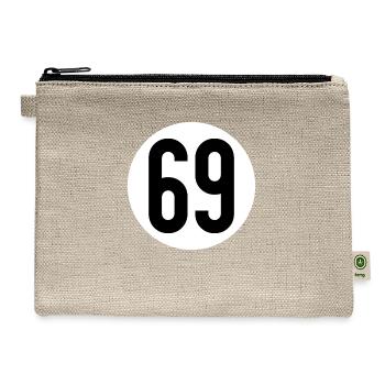 69 - Hemp Carry All Pouch - natural - Front