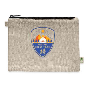 Pacific Crest Trail Badge - Hemp Carry All Pouch - natural - Front