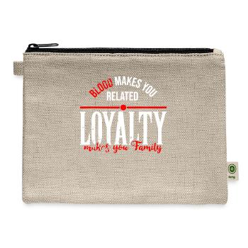 Makes Family - Hemp Carry All Pouch - natural - Front