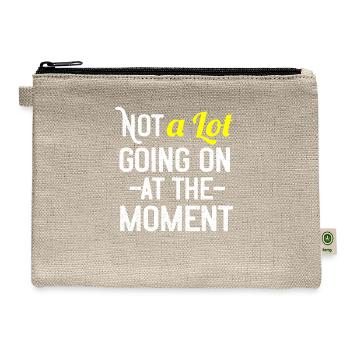 Not a Lot Going On - Hemp Carry All Pouch - natural - Front