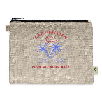 Cap Haitien, Haiti - Hemp Carry All Pouch - natural - Front