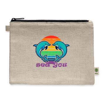 sea you - Hemp Carry All Pouch - natural - Front