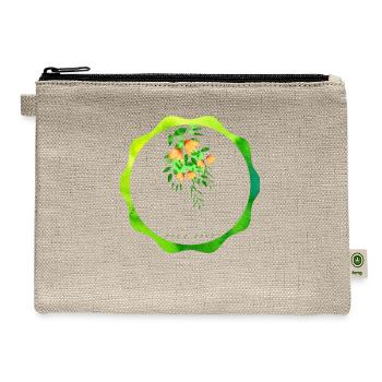 Exploring the Depths of Love. - Hemp Carry All Pouch - natural - Front