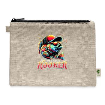 Weekend Hooker - Hemp Carry All Pouch - natural - Front