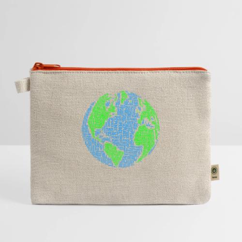 Global PEACE Sphere - Hemp Carry All Pouch