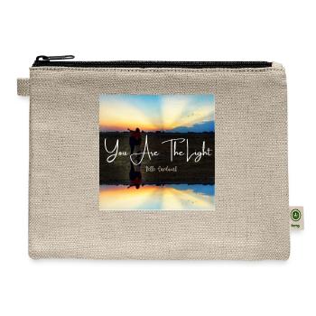 You Are The Light - Hemp Carry All Pouch - natural - Front