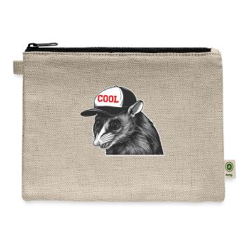 Adopt A Cat - Hemp Carry All Pouch - natural - Front