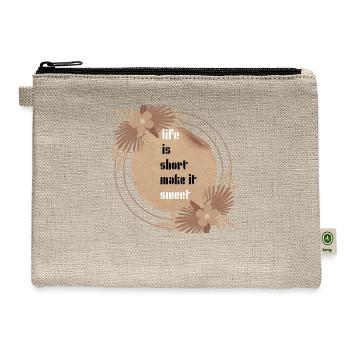 life - Hemp Carry All Pouch - natural - Front