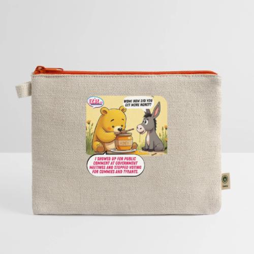 Honey Bear - Fire Tyrants - Hemp Carry All Pouch