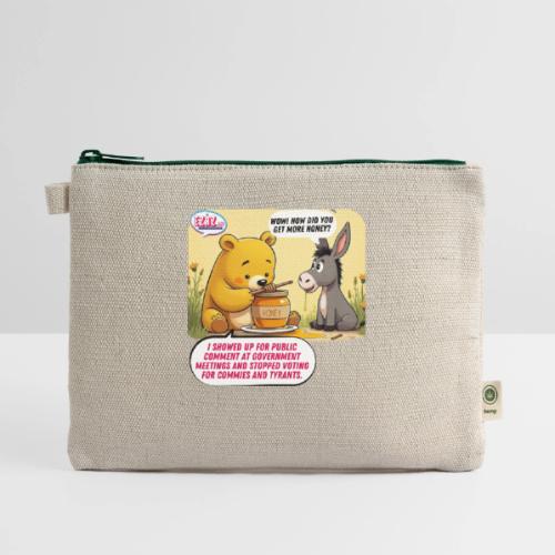 Honey Bear - Fire Tyrants - Hemp Carry All Pouch