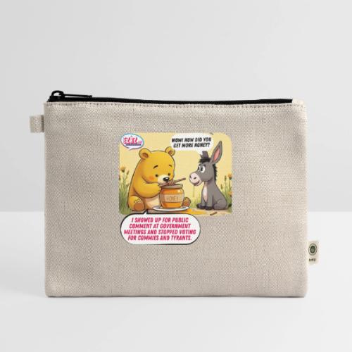 Honey Bear - Fire Tyrants - Hemp Carry All Pouch