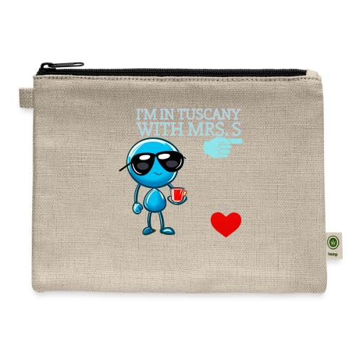 Smoon City_I'm in Tuscany with Mrs. S - Hemp Carry All Pouch