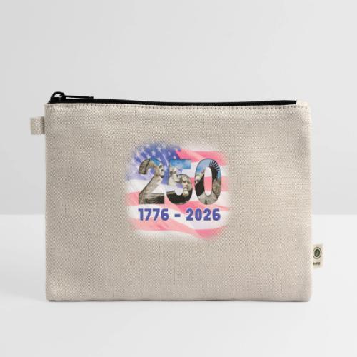 1776 - 2026 | 250 Years USA - Hemp Carry All Pouch
