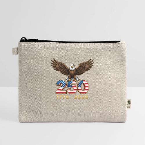 Eagle 250th Anniversary 1776-2026 - Hemp Carry All Pouch