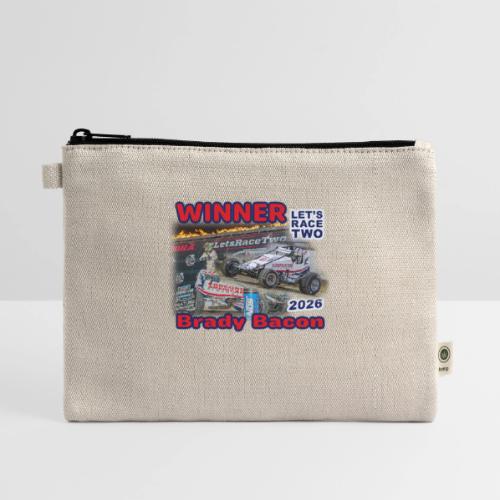 Brady Bacon #LetsRaceTwo Winner - Hemp Carry All Pouch