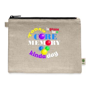 Core Memory Day green - Hemp Carry All Pouch - natural - Front