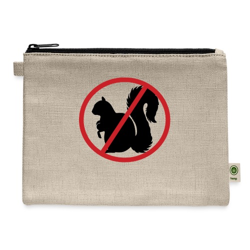 No Squirrel Teats Allowed - Hemp Carry All Pouch