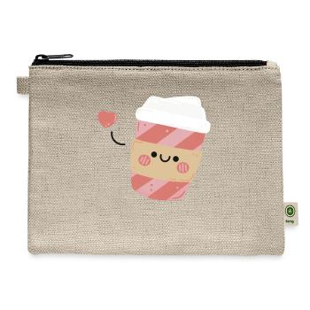 Coffee To Go - Hemp Carry All Pouch - natural - Front