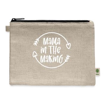 Mama In The Making - Hemp Carry All Pouch - natural - Front