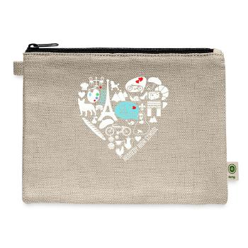 Kennedy High School - Hemp Carry All Pouch - natural - Front