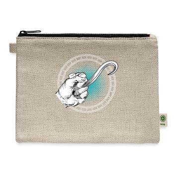 Longshoreman Gifts Clothing Premium - Hemp Carry All Pouch - natural - Front