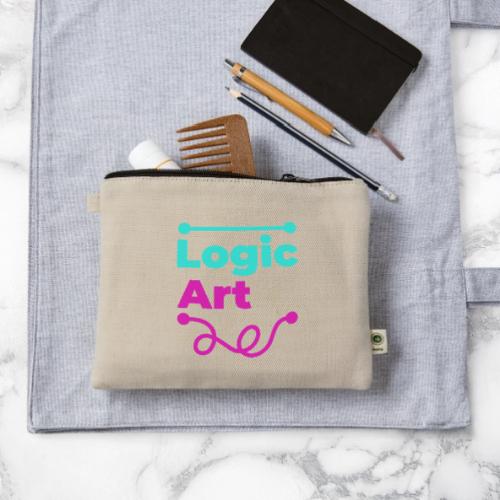 Art vs Logic - Hemp Carry All Pouch