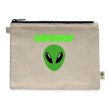 Aliens Vibes - Hemp Carry All Pouch - natural - Front