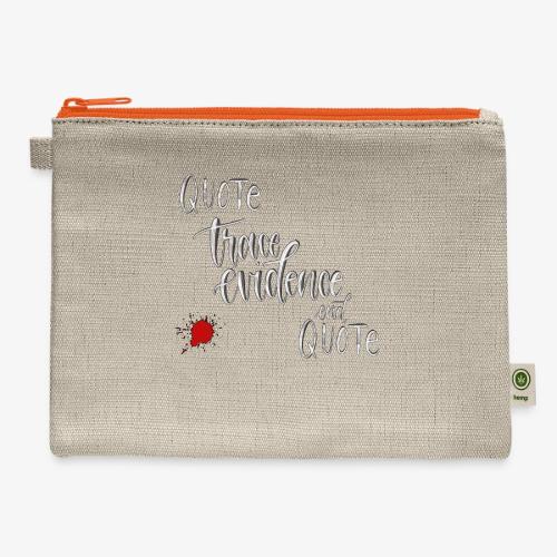 Quote End Quote - Hemp Carry All Pouch