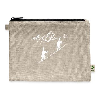 Alpinism, mind-blowing experience - Hemp Carry All Pouch - natural - Front