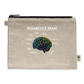 Paramedics Brain - Hemp Carry All Pouch - natural - Front