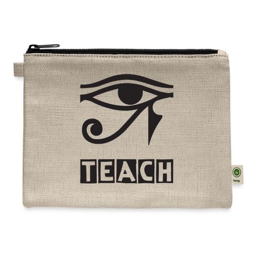 EYE TEACH DSGNS TRNSP - Hemp Carry All Pouch