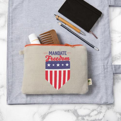 Mandate Freedom (light) - Hemp Carry All Pouch