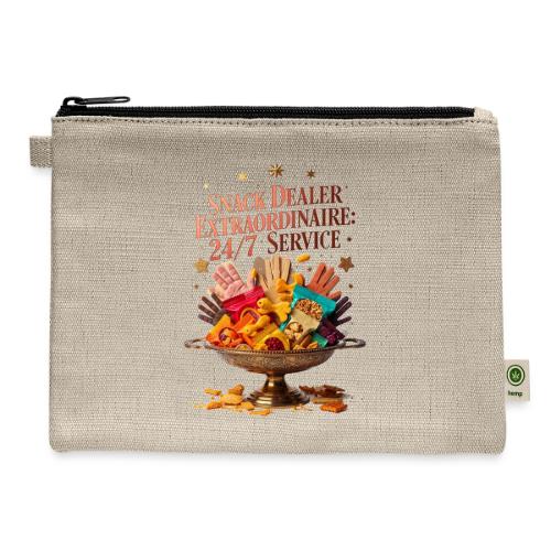 Snack Dealer Extraordinaire Tee, Mum Gift - Hemp Carry All Pouch