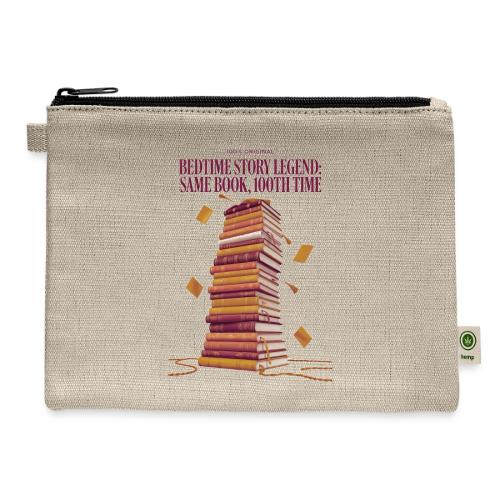 Bedtime Story Legend T Shirt - Hemp Carry All Pouch