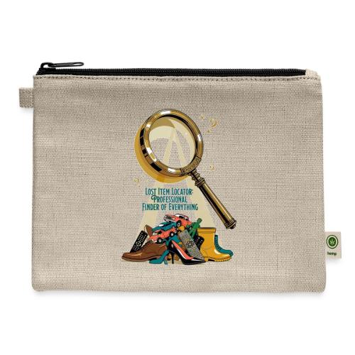 Lost Item Locator T Shirt, Professional Finder Mug - Hemp Carry All Pouch