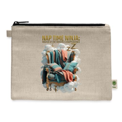 Nap Time Ninja T Shirt - Hemp Carry All Pouch