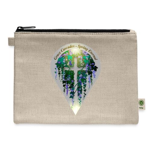 Easter Grace Cascades Vine T Shirt, Renewal Gift - Hemp Carry All Pouch