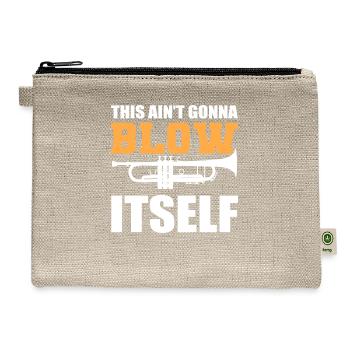 Gonna Blow Itself Band Member Gift - Hemp Carry All Pouch - natural - Front
