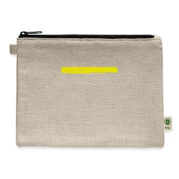 Dispatcher 911 Thin Yellow Line American Gold Gift - Hemp Carry All Pouch - natural - Front