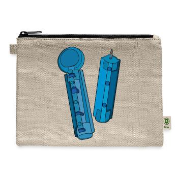Lancets for Glucose test - Hemp Carry All Pouch - natural - Front