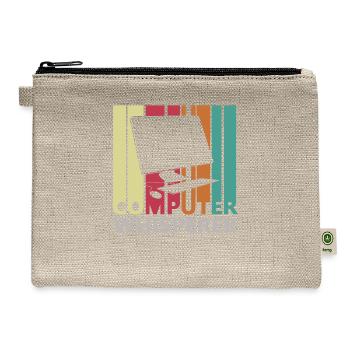 Computer Whisperer - Hemp Carry All Pouch - natural - Front