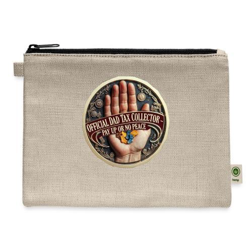 Dad Tax Collector Medallion T Shirt - Hemp Carry All Pouch