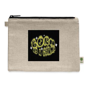  Champ Neon Glow - Hemp Carry All Pouch - natural - Front